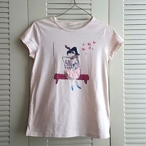 Dancer Reading Tshirt